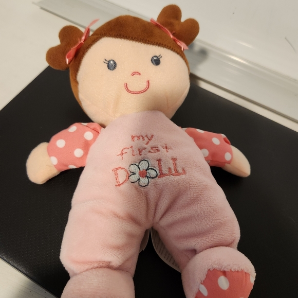 Baby Starters plush pink rattle My First Doll. - Picture 2 of 4